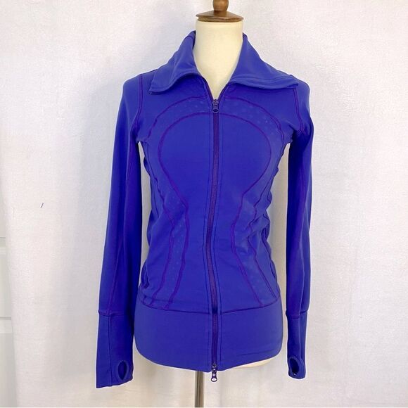 LULULEMON IN STRIDE JACKET - BRUISED BERRY/FADED DOT - Picture 1 of 16